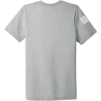 Emblem Basics Comfort Unisex Triblend SS Tee - White Flag