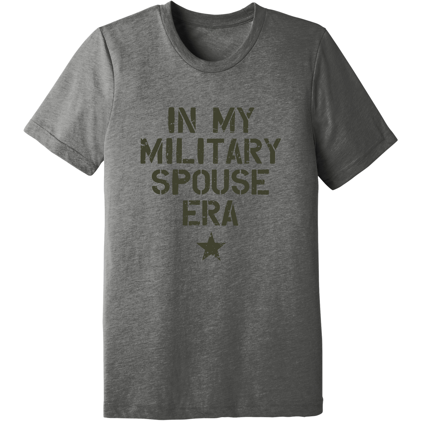 Emblem Comfort Unisex Triblend SS Tee - Military Spouse Era