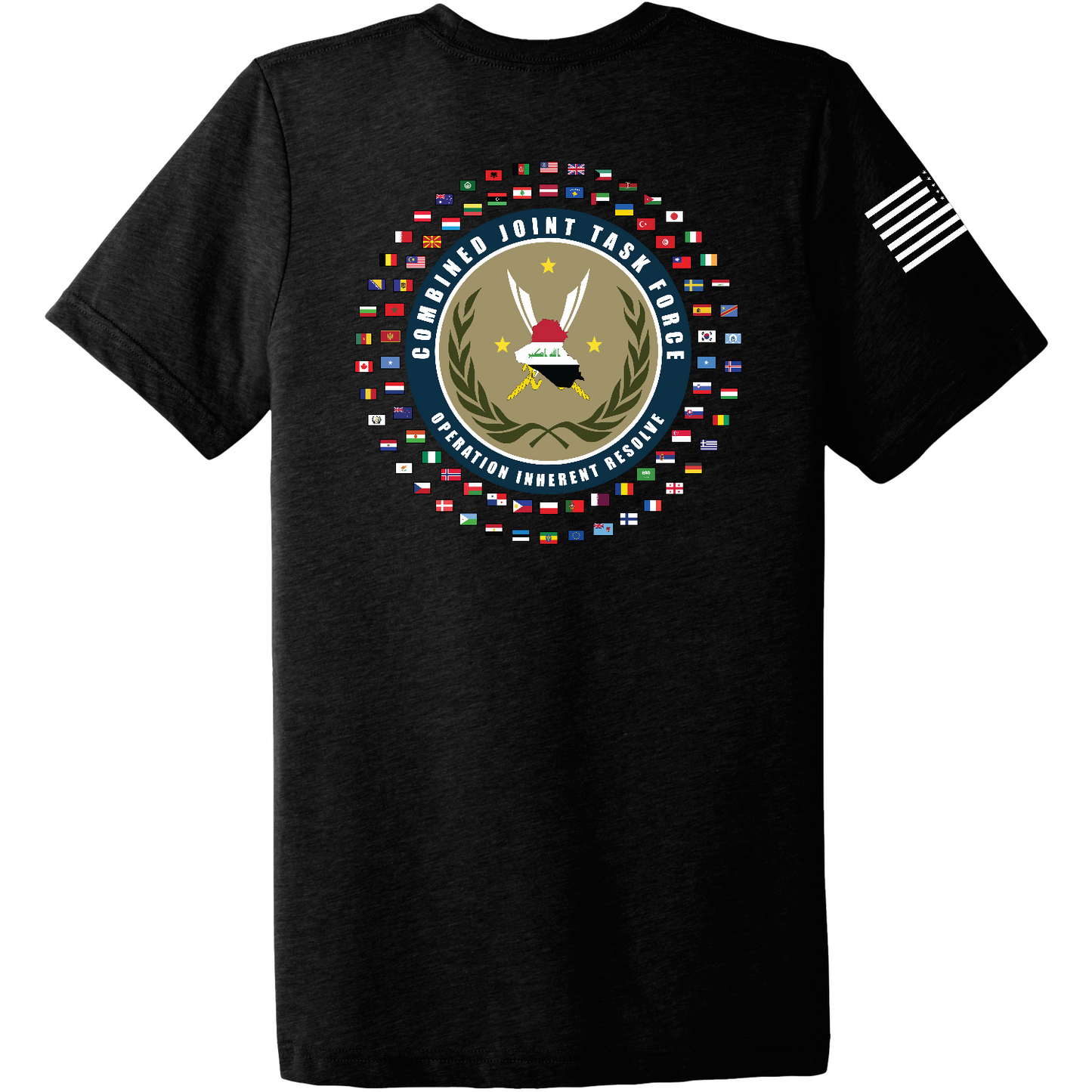 Combined Joint Task Force-Operation Inherent Resolve Store 1 Comfort Unisex Triblend SS Tee - Yspad7