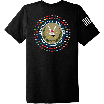 Combined Joint Task Force-Operation Inherent Resolve Store 1 Comfort Unisex Triblend SS Tee - Yspad7