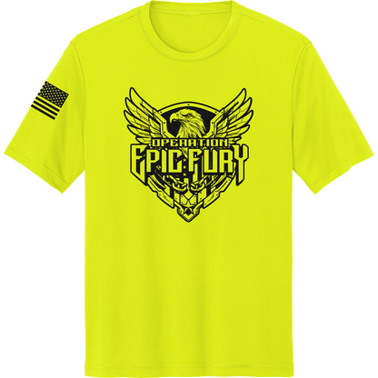 CUSTOM Operation Epic Fury Hi-Tech SS Performance Tee - Eagle