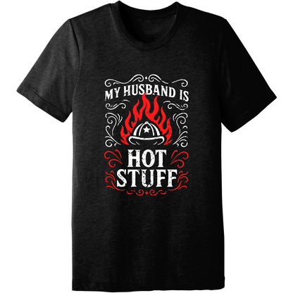 Emblem Comfort Unisex Triblend SS Tee - Husband Hot Stuff