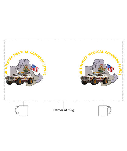 3D Theater Medical Command (FWD) 15 oz White Ceramic Mug - DukXKz