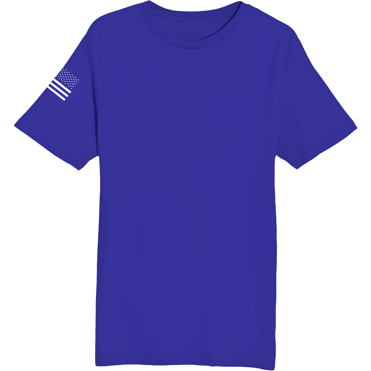 Emblem Basics Comfort Unisex Cotton SS Tee - White Flag