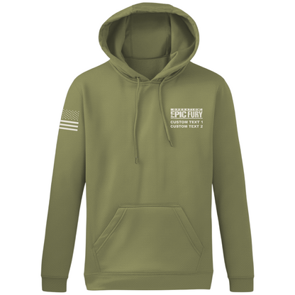 CUSTOM Operation Epic Fury Hi-Tech Performance Hoodie - Stealth
