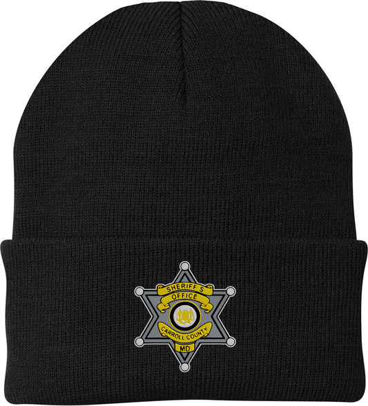 Carroll County Sheriff's Office Embroidered Beanie - CCSCOL