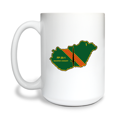1st BN, 4th SFAB 15 oz White Ceramic Mug - M7CXnt