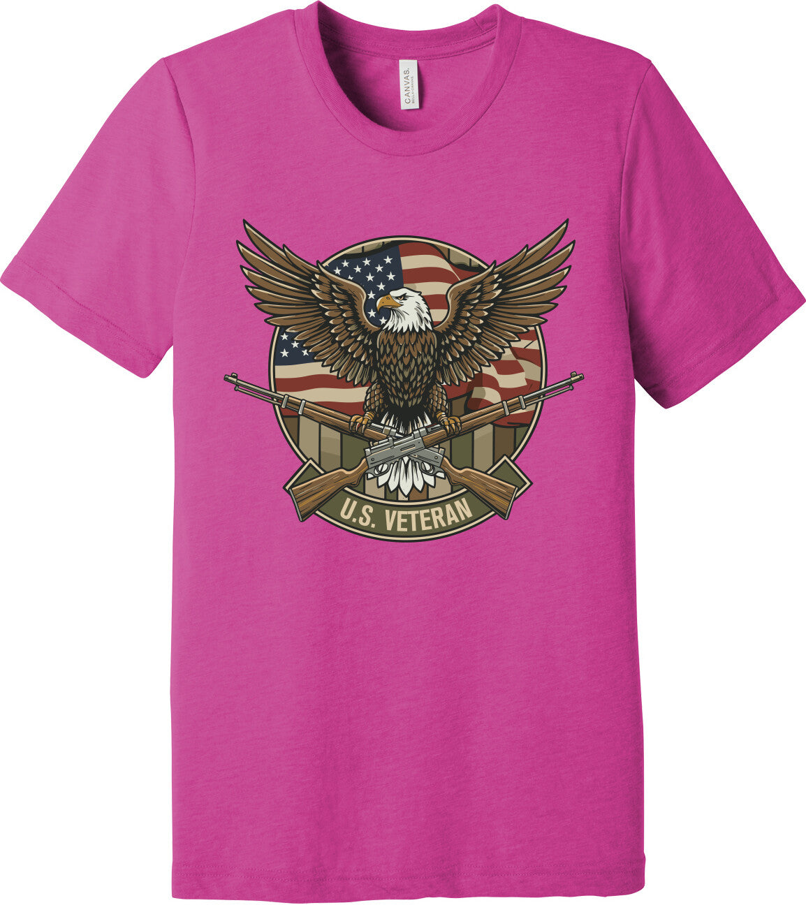 Emblem Comfort Unisex Triblend SS Tee - U.S. Veteran