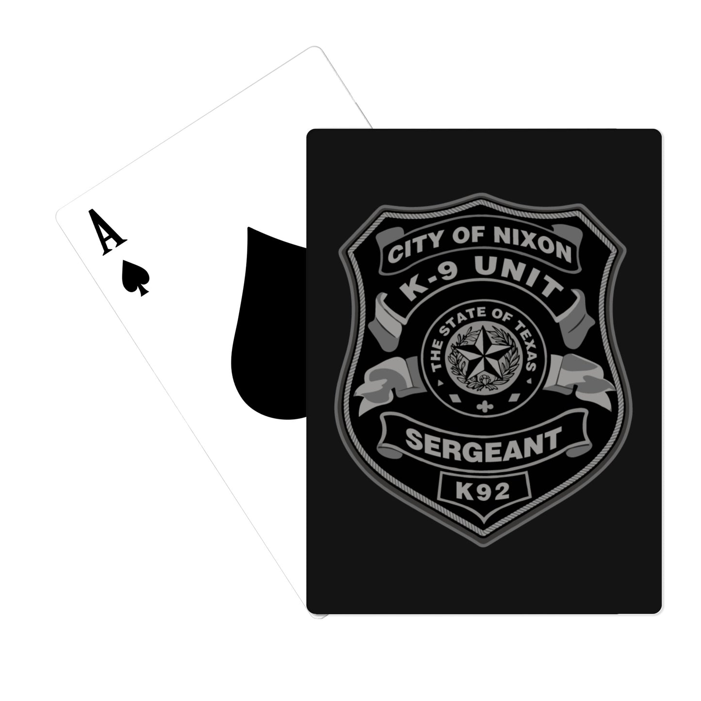 Nixon Police K9 Playing Cards - 982426