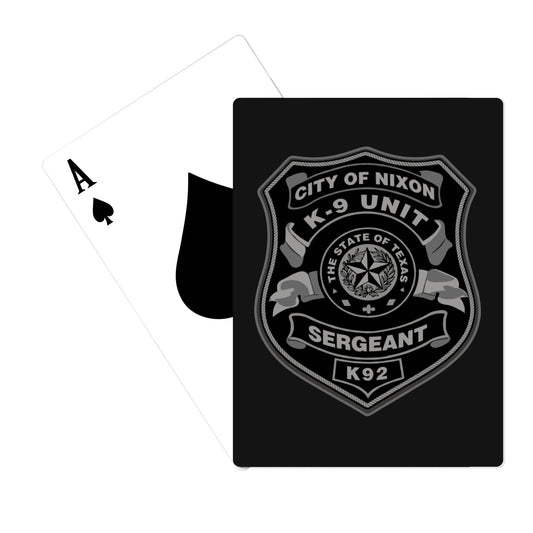 Nixon Police K9 Playing Cards - 982426