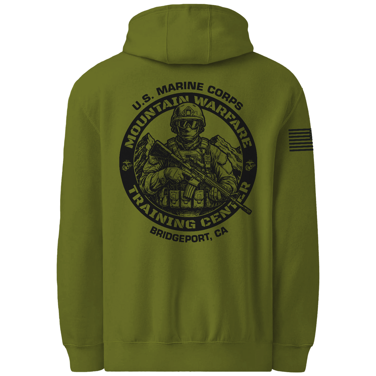 Marine Corps Mountain Warfare Training Center Comfort Unisex Hooded Sweatshirt - jdXupu