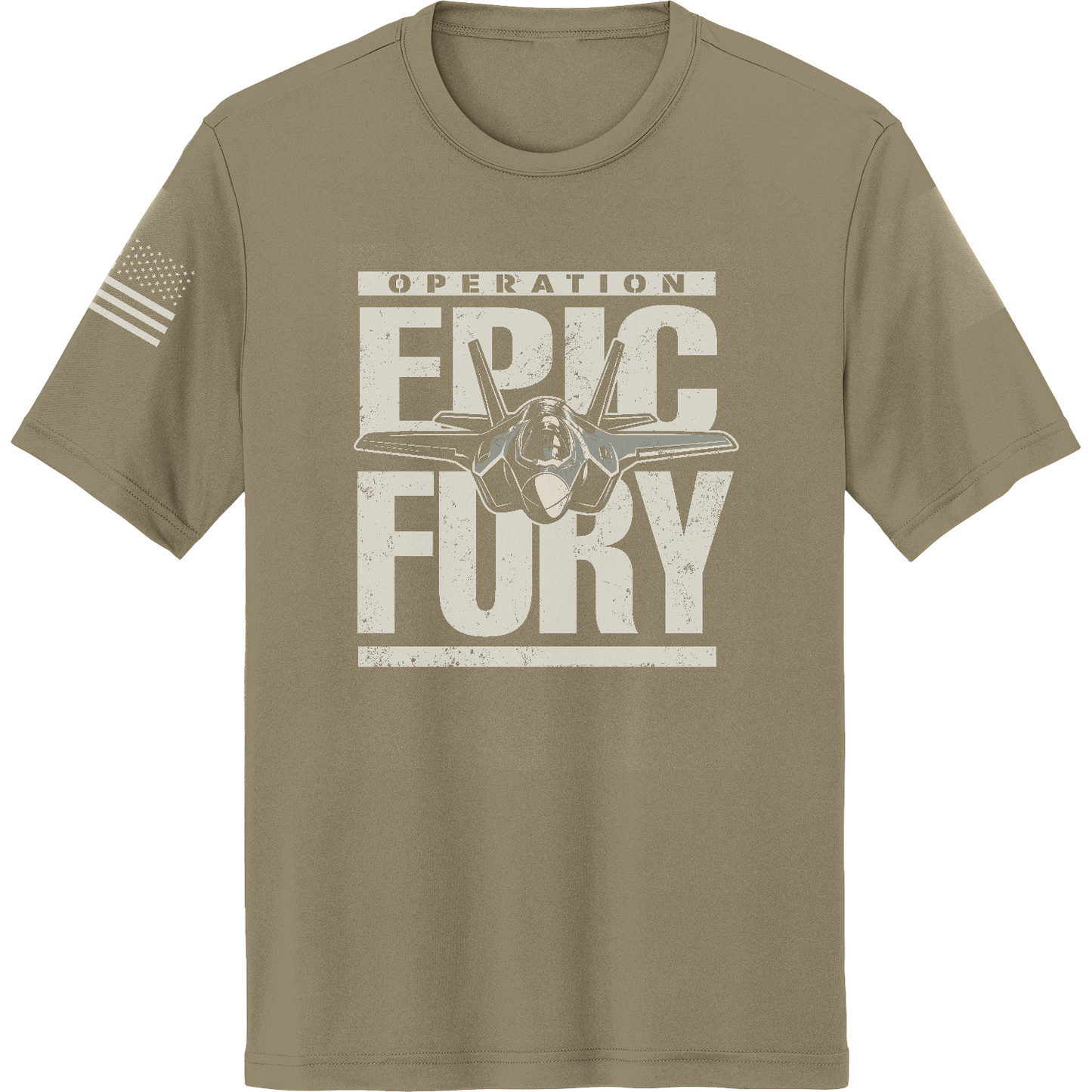 Operation Epic Fury Hi-Tech SS Performance Tee - Plane
