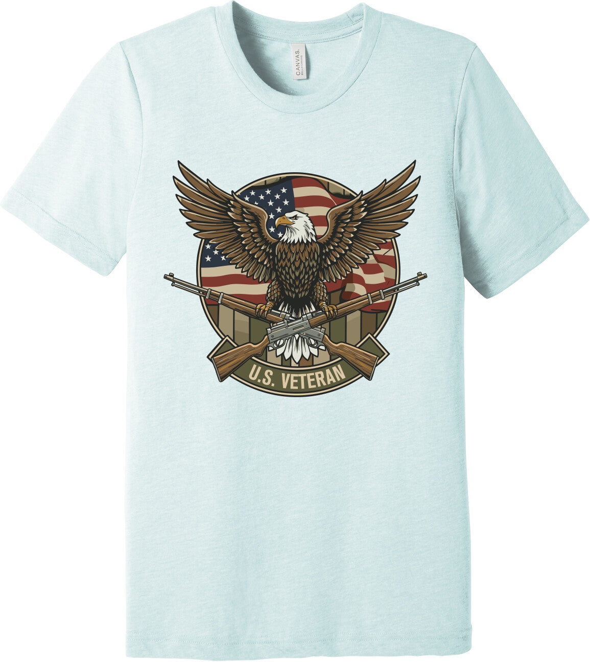 Emblem Comfort Unisex Triblend SS Tee - U.S. Veteran