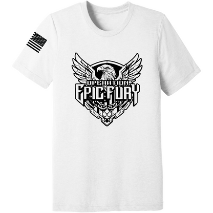 CUSTOM Operation Epic Fury Comfort Unisex Triblend SS Tee - Eagle