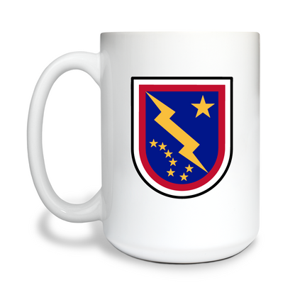 HHBN, 11th Airborne Division 15 oz White Ceramic Mug - M96mxe