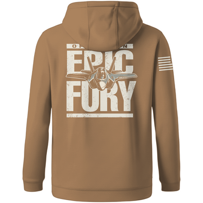 Operation Epic Fury Hi-Tech Performance Hoodie - Plane