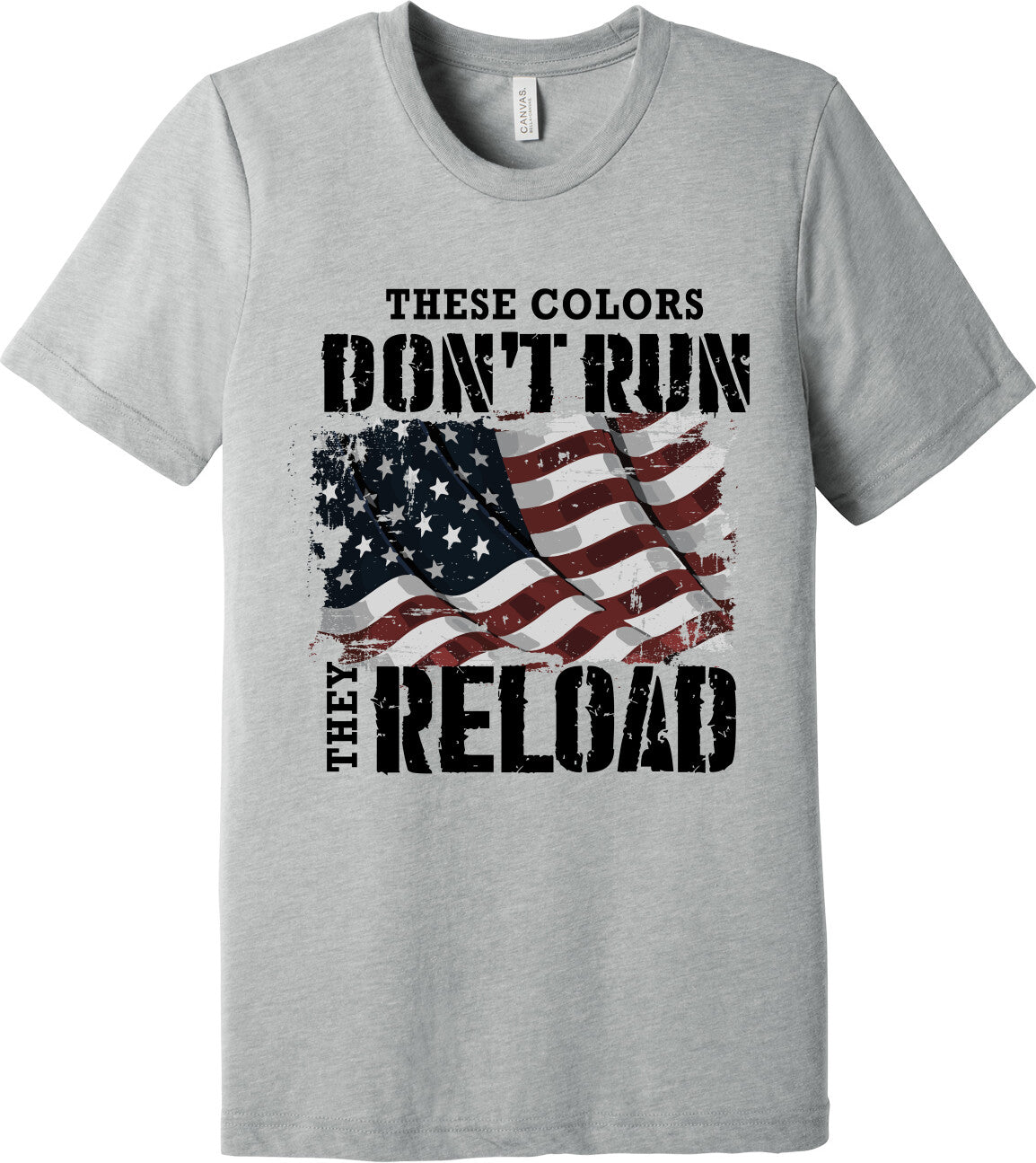 Emblem Comfort Unisex Triblend SS Tee - Theese Colors Don't Run