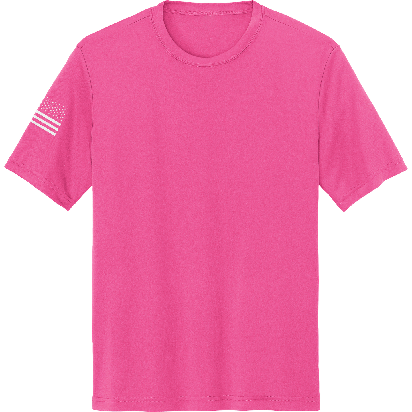 Emblem Basics Hi-Tech SS Performance Tee - White Flag