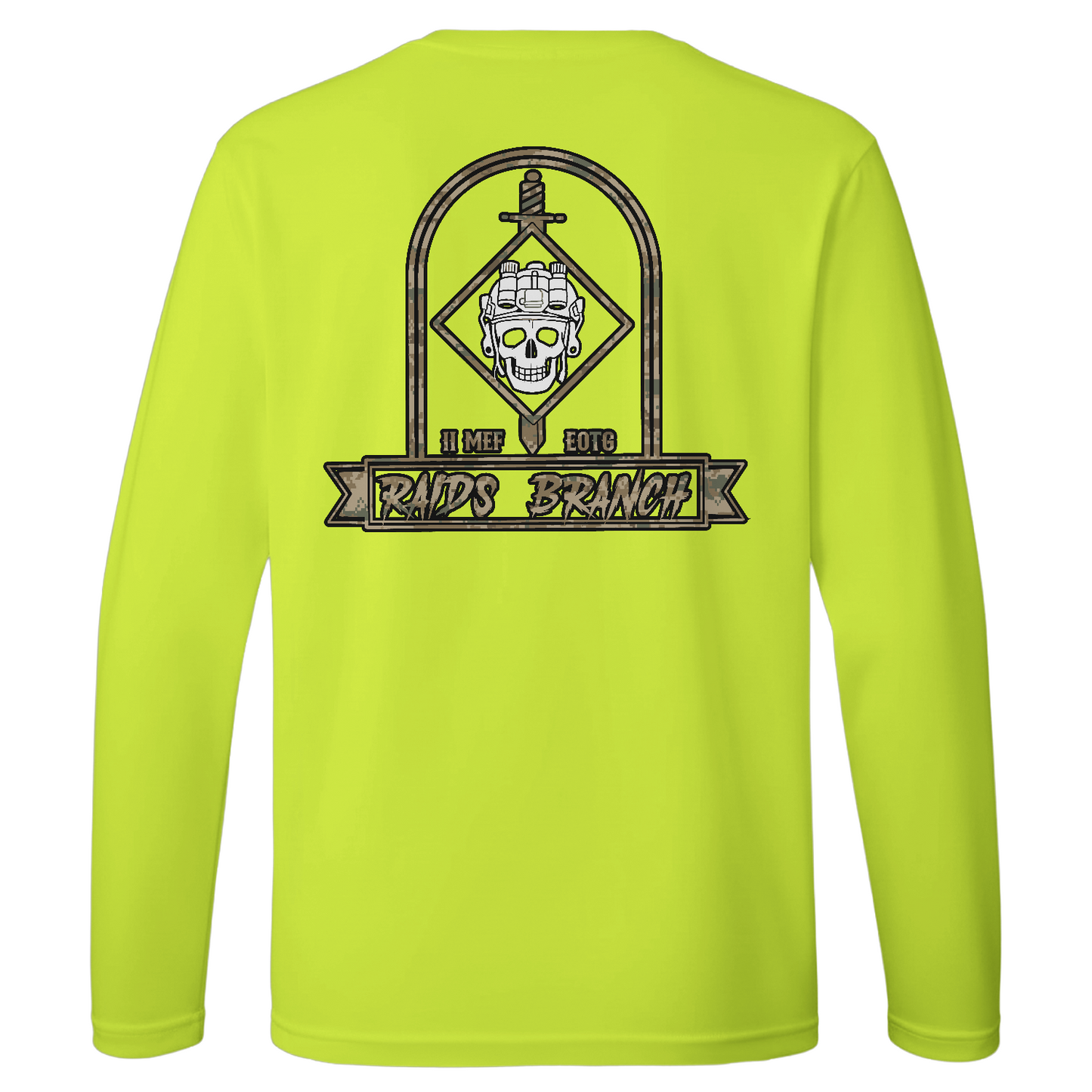 II MEF EOTG, Amphibious Raids Branch Hi-Tech LS Performance Tee - 9T3JPV