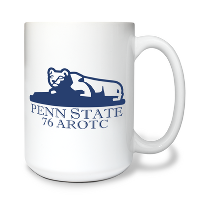 PSU76AROTC 15 oz White Ceramic Mug - 5eCVjC