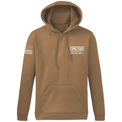 CUSTOM Operation Epic Fury Hi-Tech Performance Hoodie - Plane