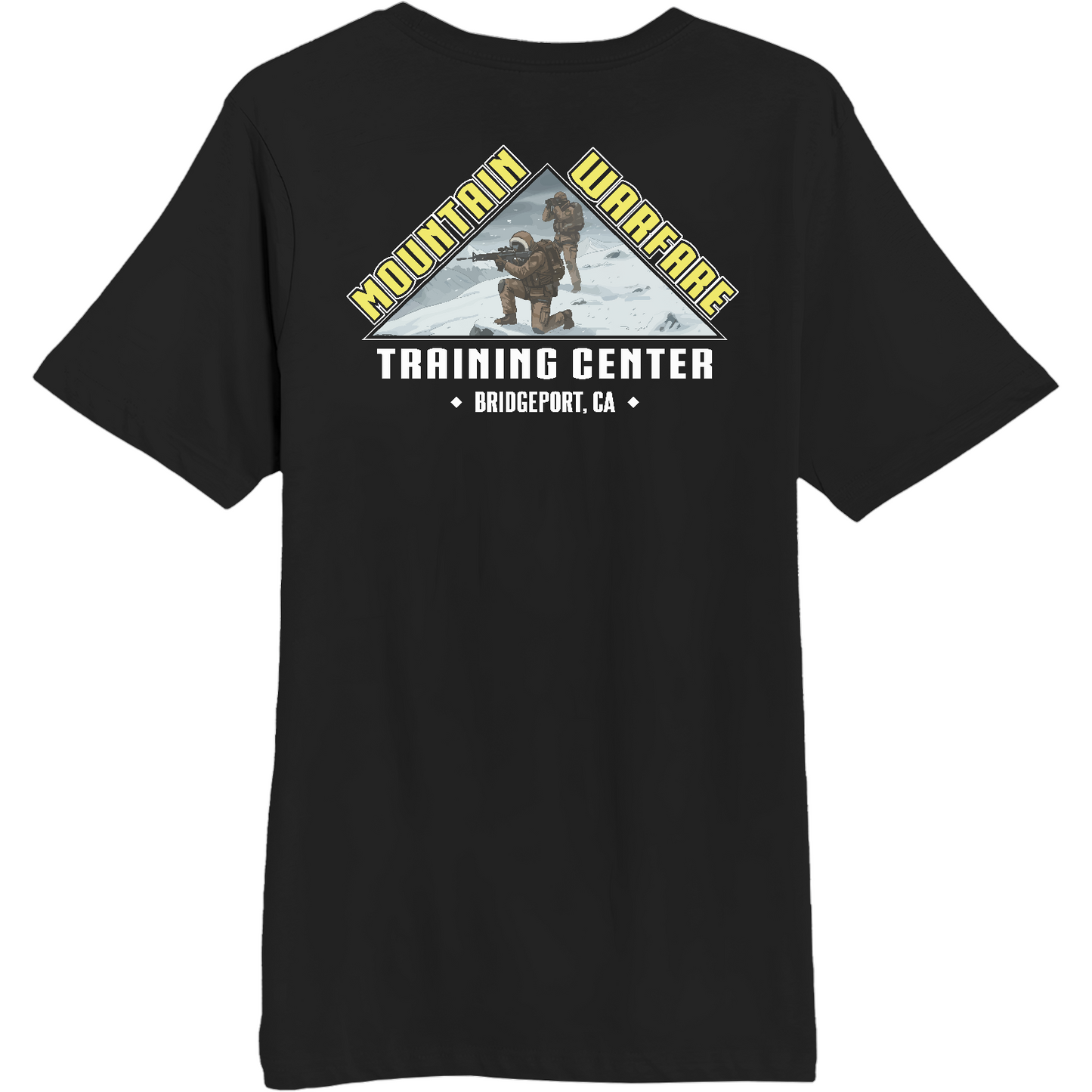 Marine Corps Mountain Warfare Training Center Comfort Unisex Cotton SS Tee - tDGzJj
