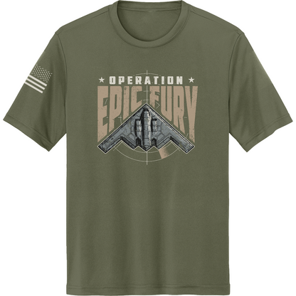 Operation Epic Fury Hi-Tech SS Performance Tee - Stealth