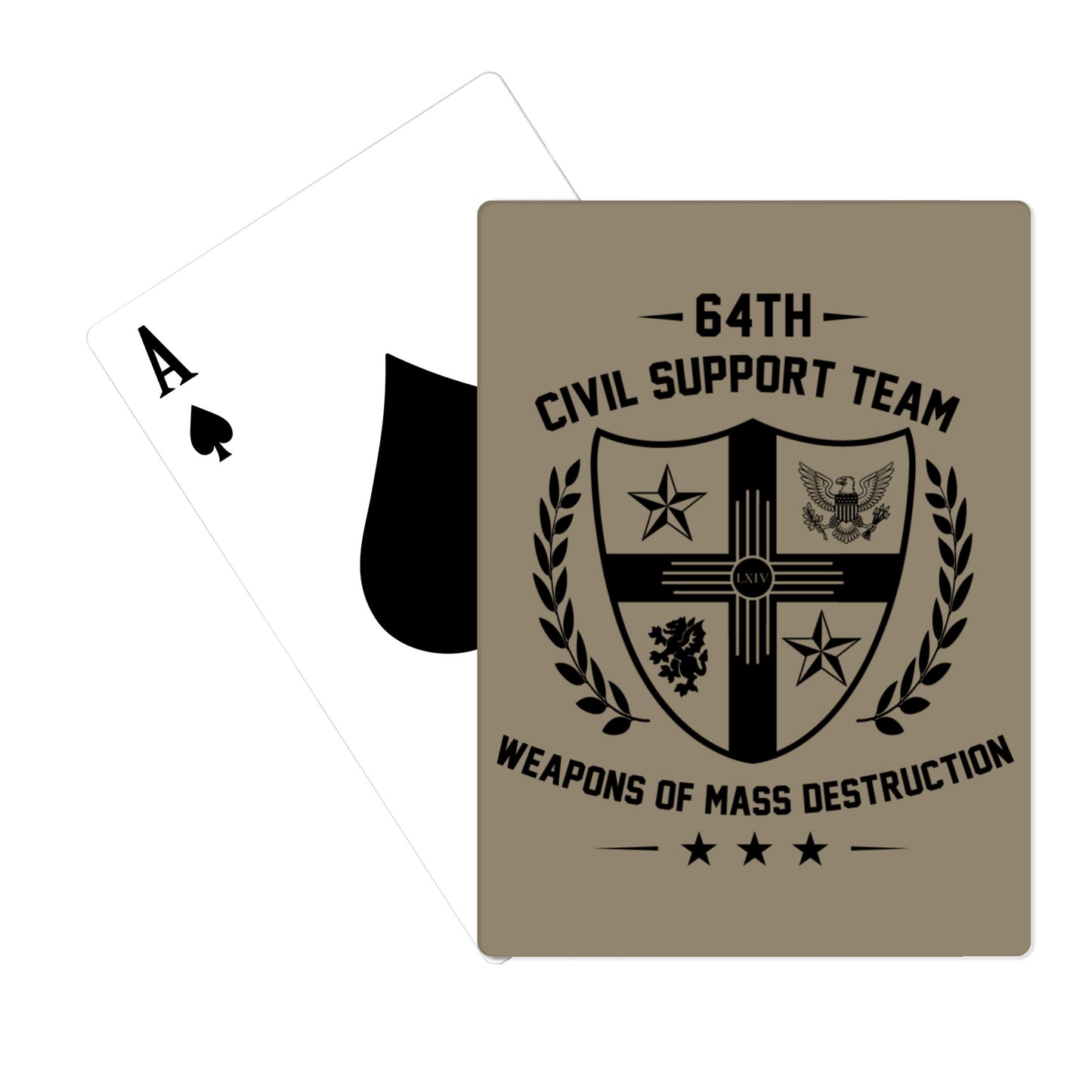 64th Weapons of Mass Destruction - Civil Support Team Playing Cards - AEgpRK