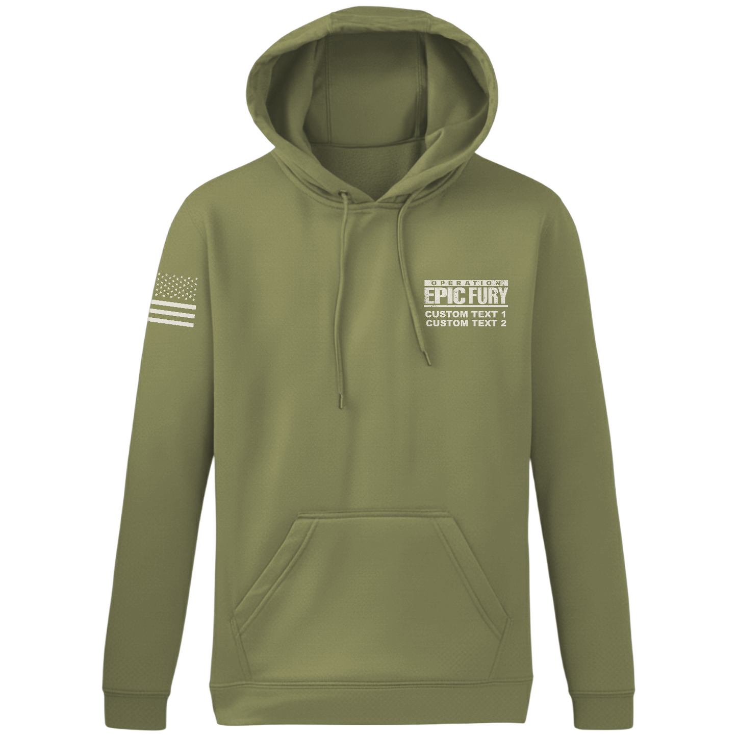 CUSTOM Operation Epic Fury Hi-Tech Performance Hoodie - Plane