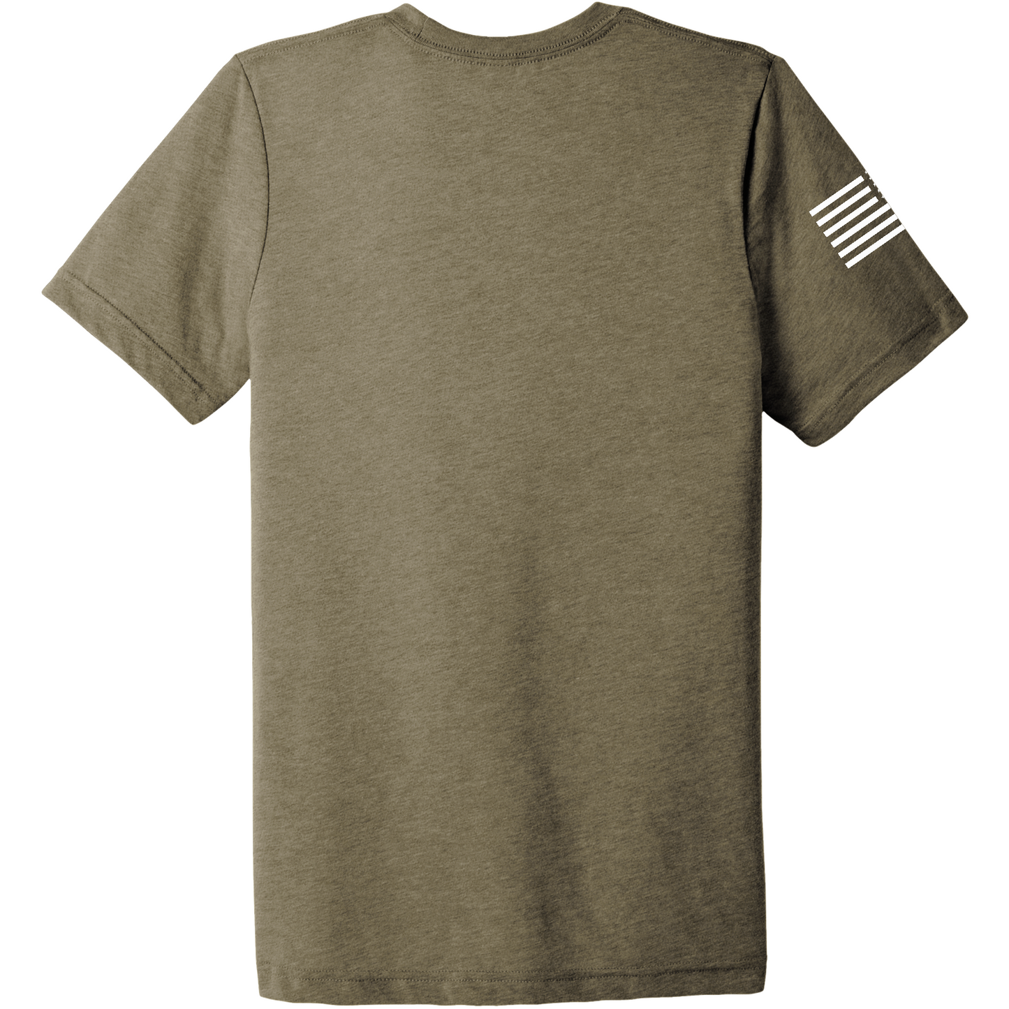 Emblem Basics Comfort Unisex Triblend SS Tee - White Flag