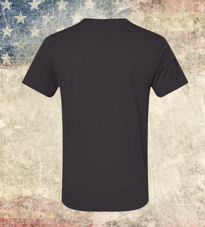 Emblem 4th of July Series - Comfort Unisex Triblend SS Tee - OD Green Flag