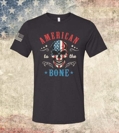 Emblem 4th of July Series - Comfort Unisex Triblend SS Tee - American To The Bone