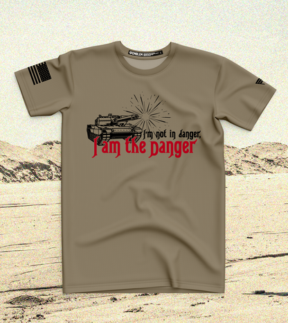 CUSTOM Emblem Core Men's SS Performance Tee - Danger