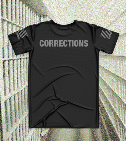 CUSTOM Emblem Core Men's SS Performance Tee - Corrections Gray
