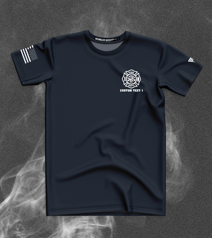 CUSTOM Emblem Core Men's SS Performance Tee - Fire