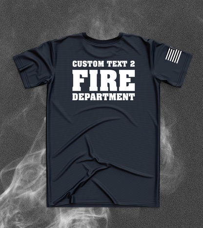 CUSTOM Emblem Core Men's SS Performance Tee - Fire