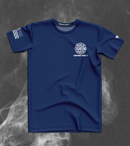 CUSTOM Emblem Core Men's SS Performance Tee - Fire