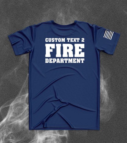 CUSTOM Emblem Core Men's SS Performance Tee - Fire