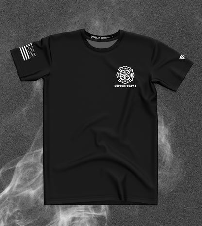 CUSTOM Emblem Core Men's SS Performance Tee - Fire