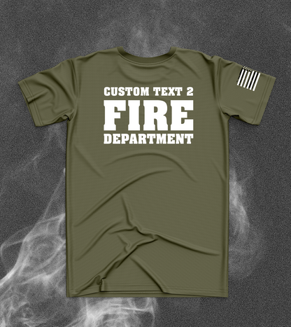 CUSTOM Emblem Core Men's SS Performance Tee - Fire