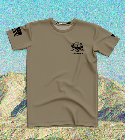 CUSTOM Emblem Anchor Series Core Men's SS Performance Tee - Anchor Skull