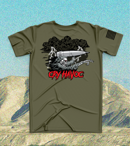 Emblem Reaper Series Core Men's SS Performance Tee - Cry Havoc