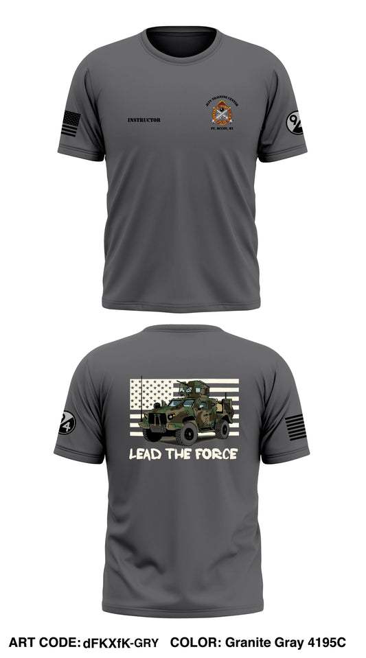 JLTV Training Center Store 1 Core Men's SS Performance Tee - dFKXfK-GRY
