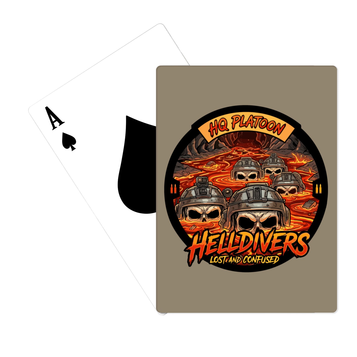 HQ Platoon  Playing Cards - dZY8Z9