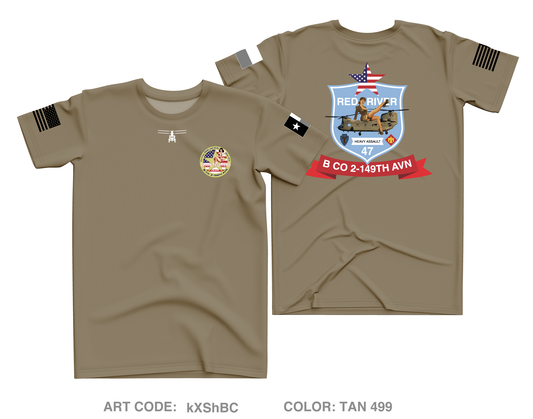 Bravo Company 2-149th Aviation Core Men's SS Performance Tee - kXShBC