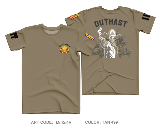 5-4 ADAR 2nd PLT ALPHA BTTRY Fundraising Collection Core Men's SS Performance Tee - MeXe9H