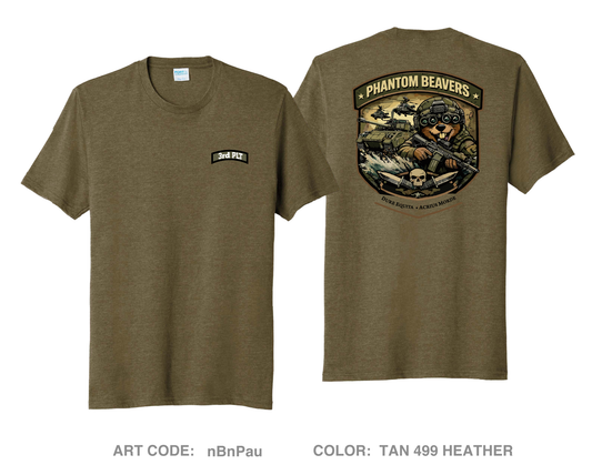 Phantom Beavers Comfort Unisex Triblend SS Tee - nBnPau