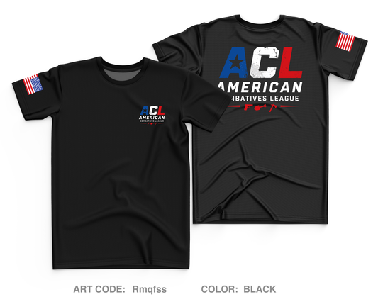 American Combatives League Core Men's SS Performance Tee - Rmqfss