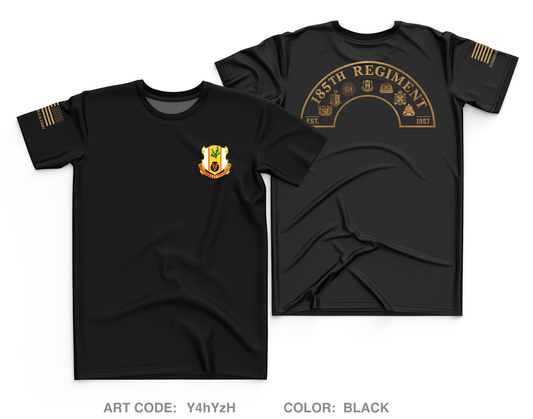 185th RTI (IOWA) Core Men's SS Performance Tee - Y4hYzH