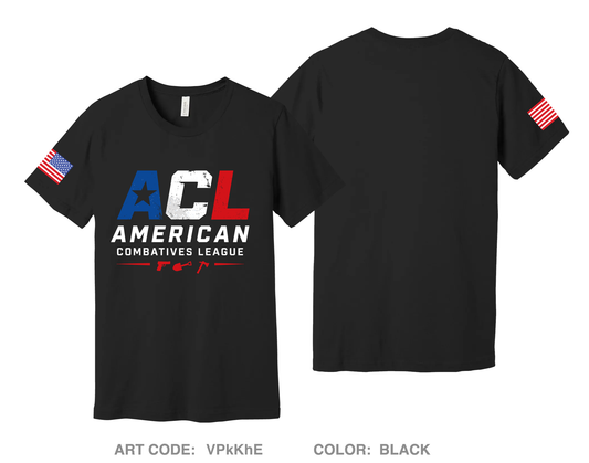 American Combatives League Comfort Unisex Cotton SS Tee - VPkKhE